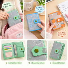 Cute Pastel Snap Wallet / Card Holder