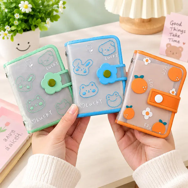 Cute Pastel Snap Wallet / Card Holder