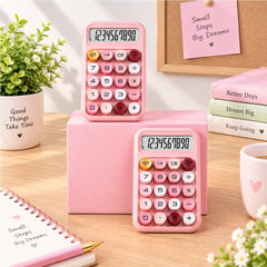 Kawaii Pink Desktop Calculator