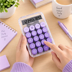 Cute Retro Digital Desk Calculator