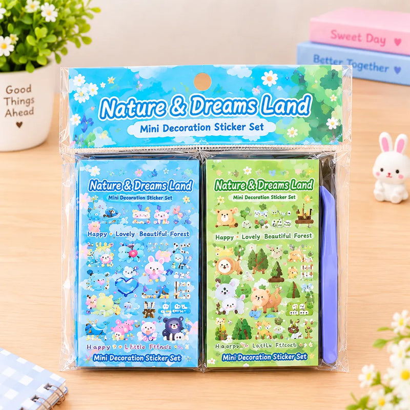 Nature/Romantic Dreams Land Aesthetic Sticker Book