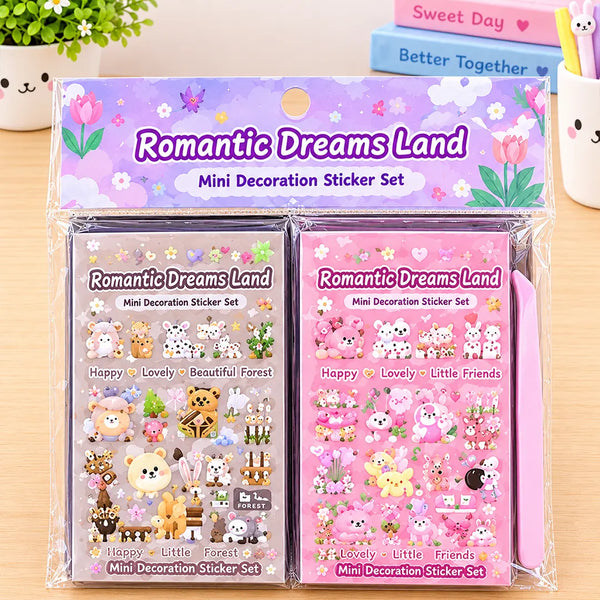Nature/Romantic Dreams Land Aesthetic Sticker Book