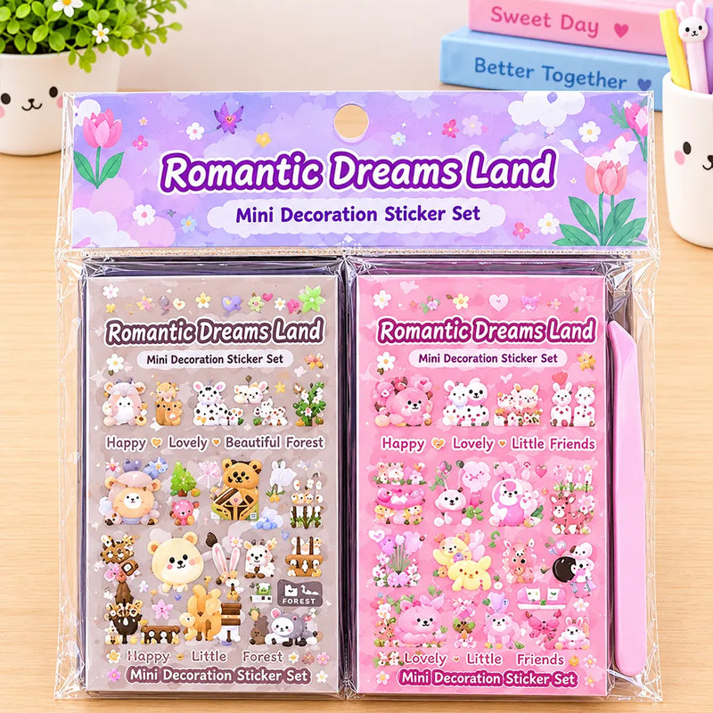 Nature/Romantic Dreams Land Aesthetic Sticker Book