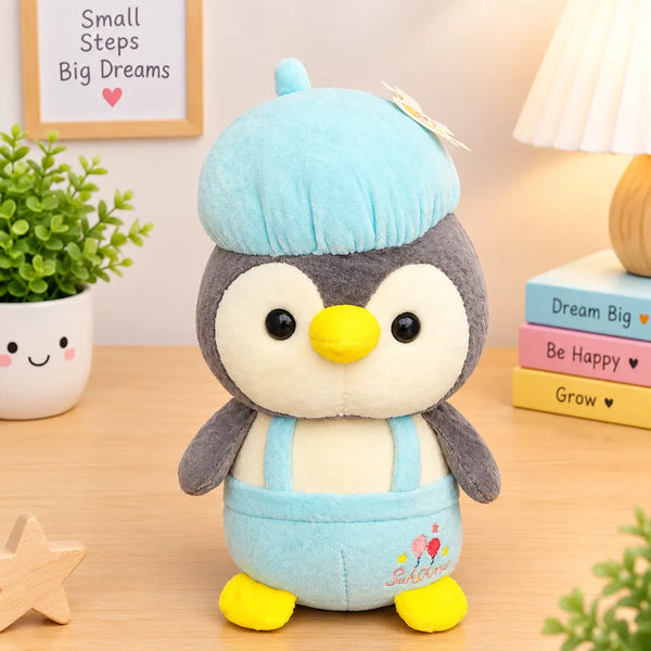 Cute Fluffy Penguin Teddy – 28cm