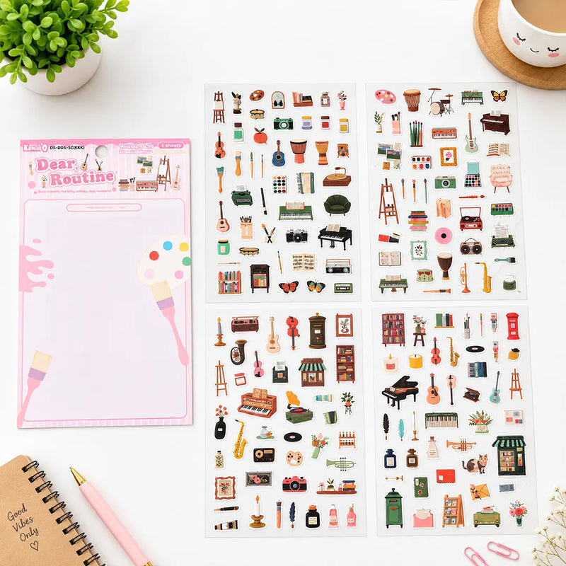 Cute Lifestyle Theme Stickers