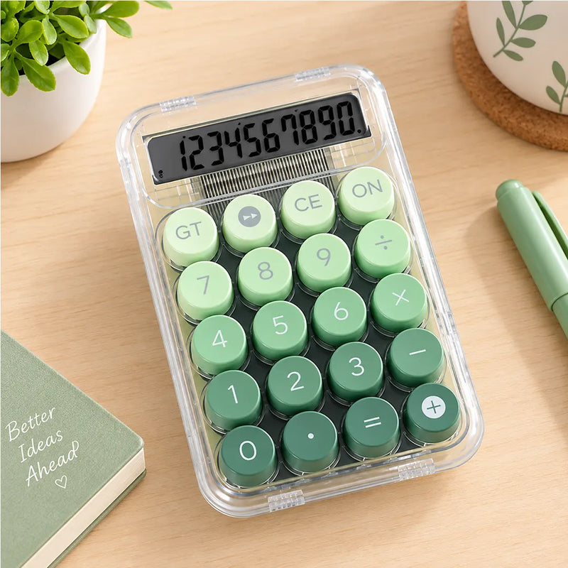Cute Retro Digital Desk Calculator