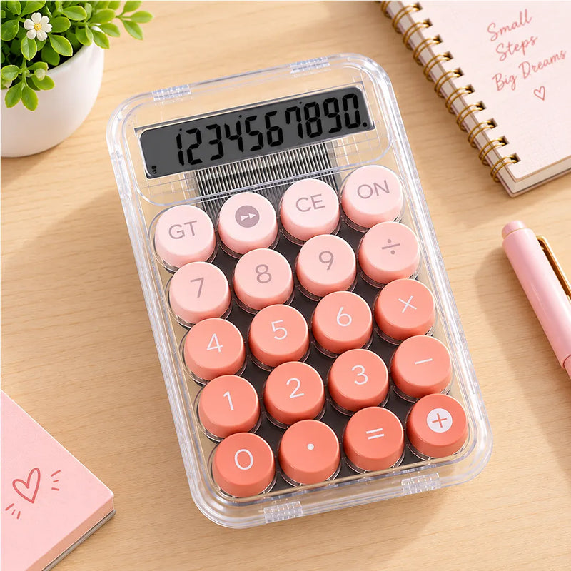 Cute Retro Digital Desk Calculator