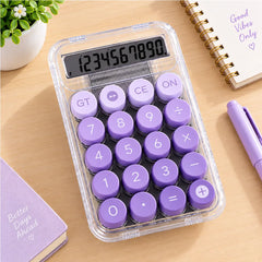 Cute Retro Digital Desk Calculator