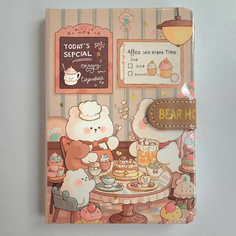 Dessert Making Bear A5 Diary