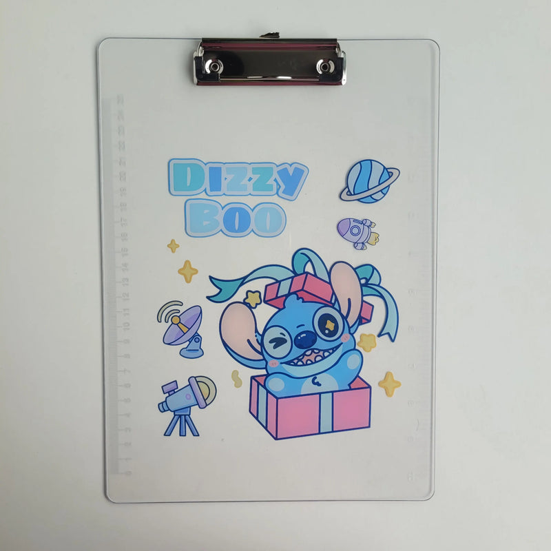 Dizzy Boo Themed Transparent Premium Clipboard