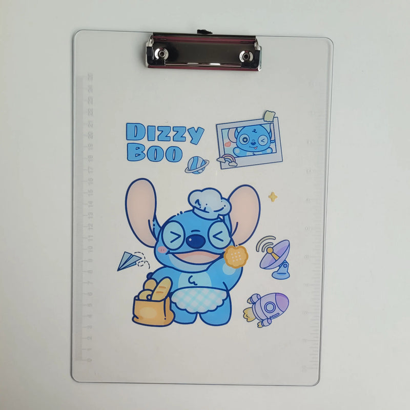 Dizzy Boo Themed Transparent Premium Clipboard