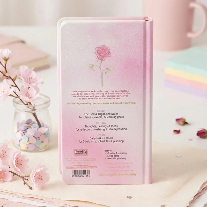 Cute Aesthetic Rose Floral  Planners