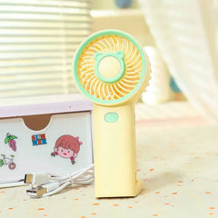 Pastel Three Speed Rechargeable Fan