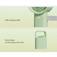 Pastel Three Speed Rechargeable Fan