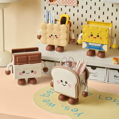 Snack Character Pen Holder