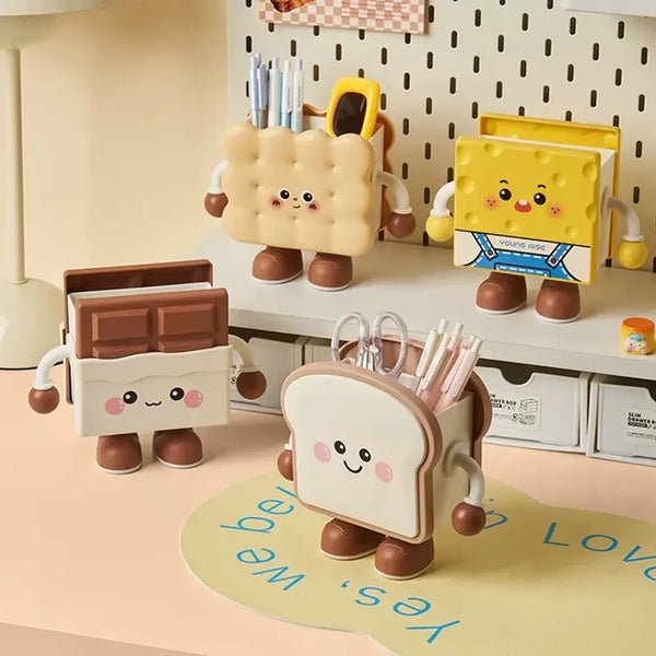 Snack Character Pen Holder