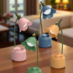 Flower Shaped LED Desk Lamp Soft Light Night Lamp