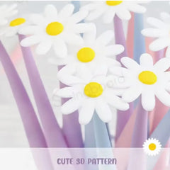 Daisy 3D Flower Gel Pen – Aesthetic Shaking Pen