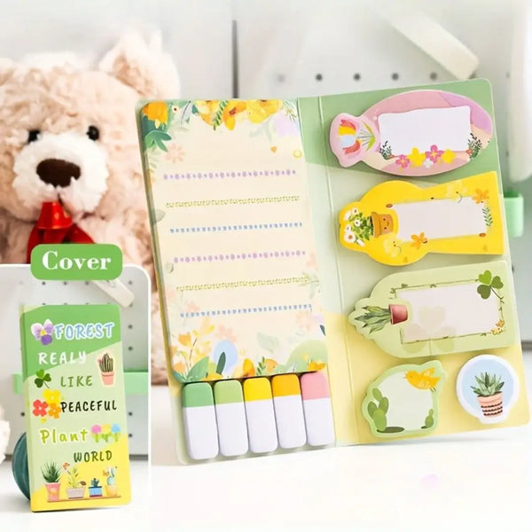 Cute Handbook Pastel Sticky Notes Set Creative Pack