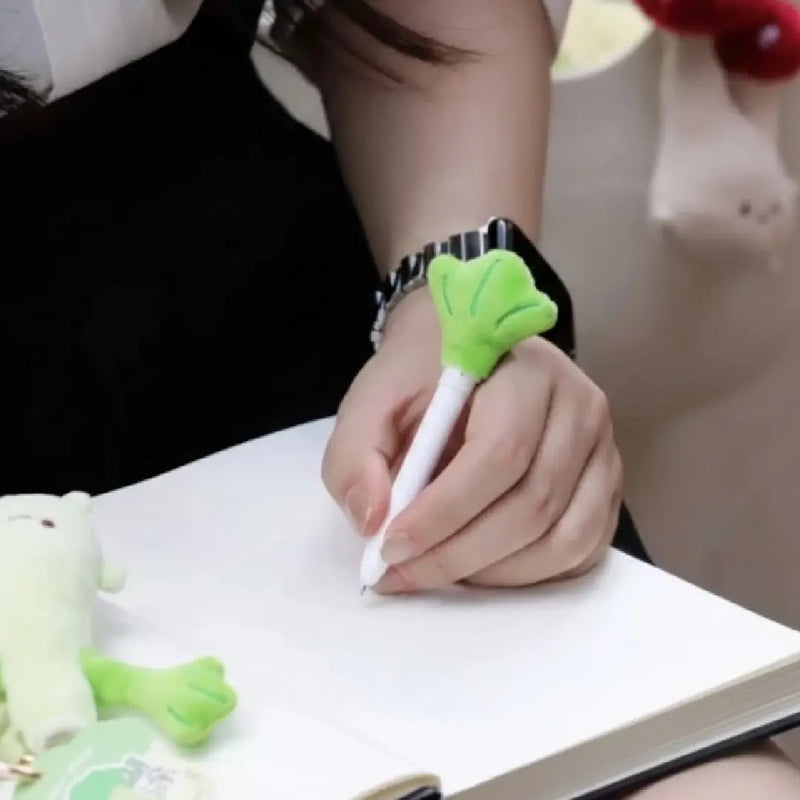 Soft Veggie 3-in-1 Plush Pen With Bag Charm Plush Toy