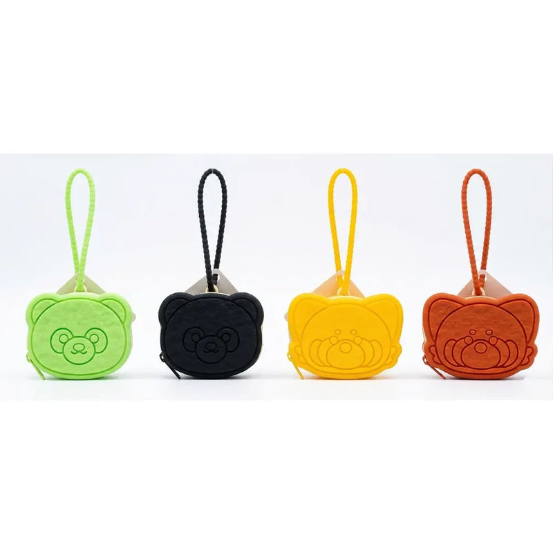 Cute Silicone Coin Pouch Keychain