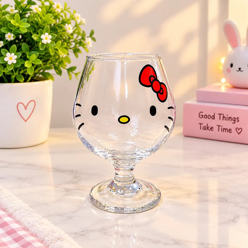 Hello Kitty Goblet Borosilicate Glass