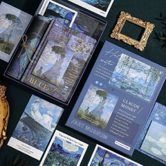 Vintage Aesthetic Blue Scrapbook Journaling Kit