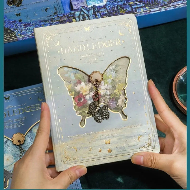 Vintage Aesthetic Butterfly Scrapbook Journaling Kit