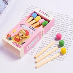 Rubber Matchstick Pencil Eraser – Pocket Size Fun