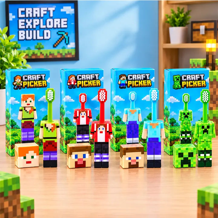 Minecraft Themed Toothbrush