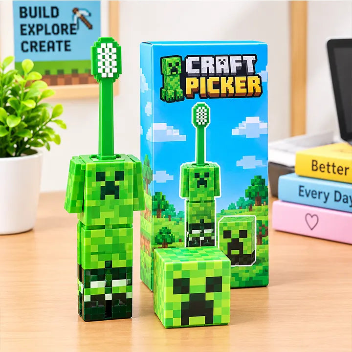 Minecraft Themed Toothbrush