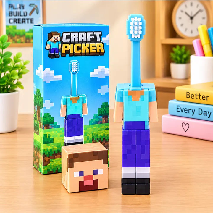 Minecraft Themed Toothbrush