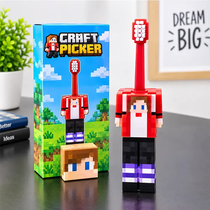 Minecraft Themed Toothbrush