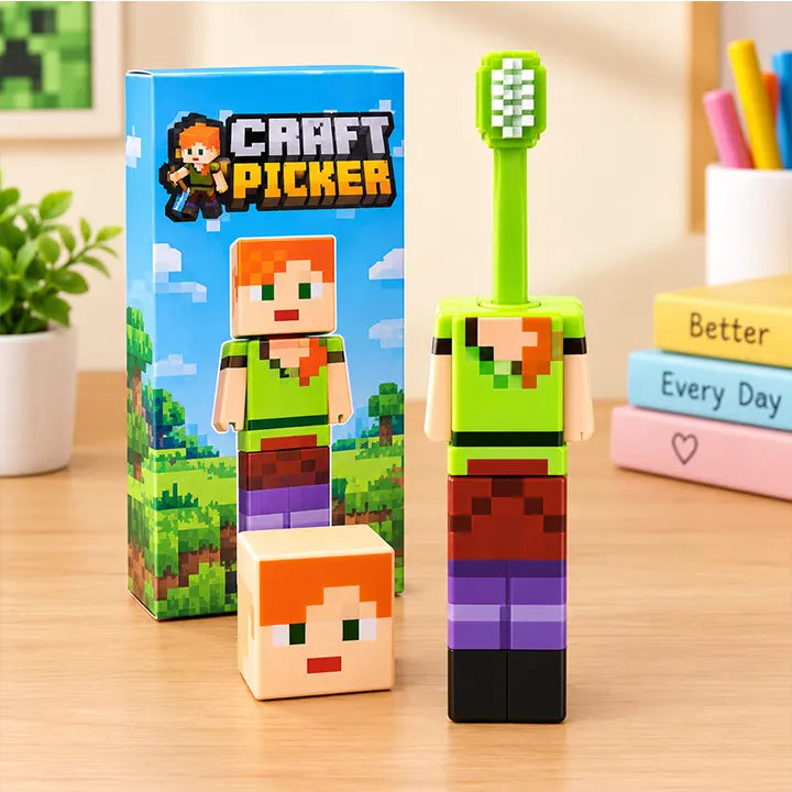 Minecraft Themed Toothbrush