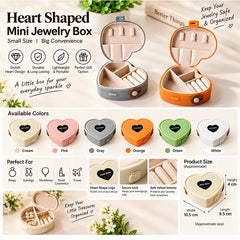 Mini Heart  Organizer Box