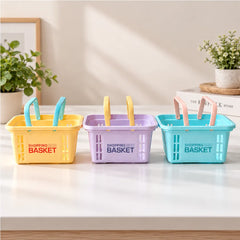 Mini Pastel Shopping Basket - 15 CM Width