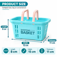 Mini Pastel Shopping Basket - 15 CM Width
