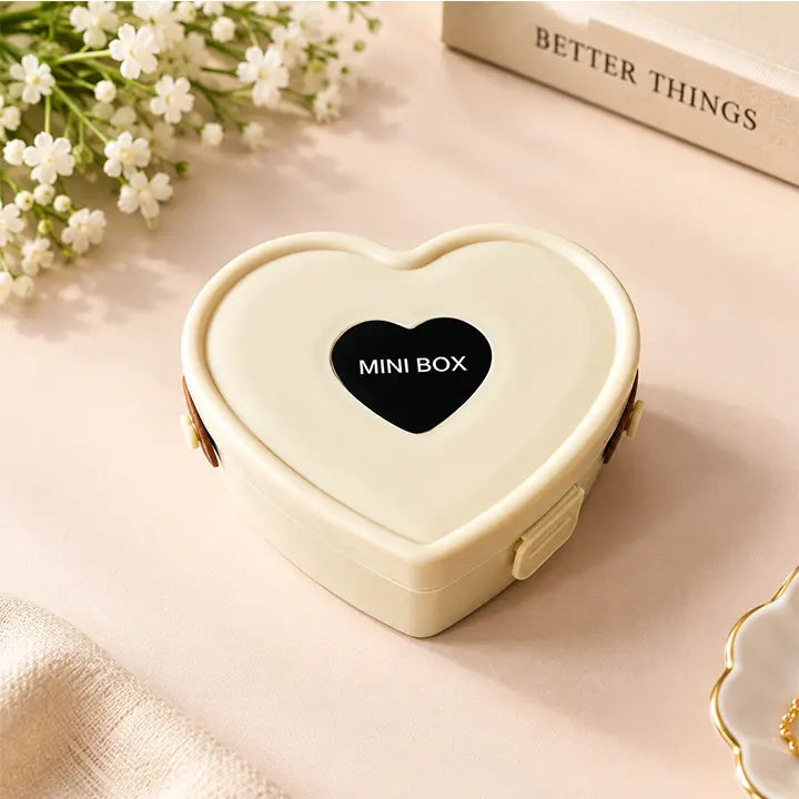 Mini Heart  Organizer Box
