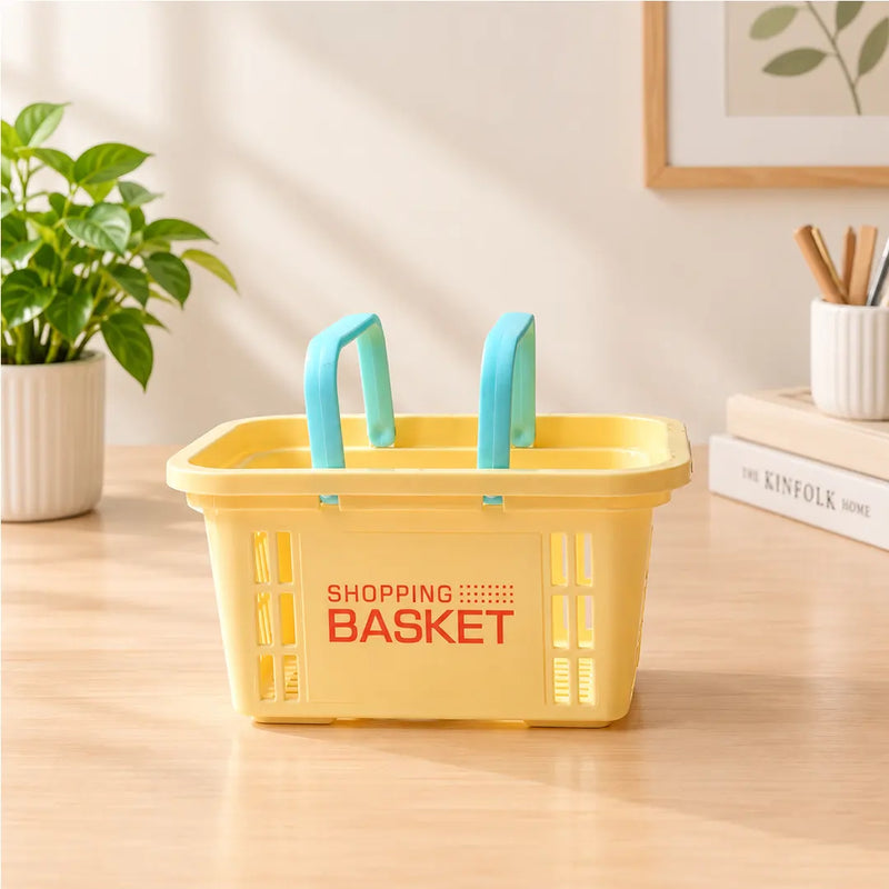 Mini Pastel Shopping Basket - 15 CM Width