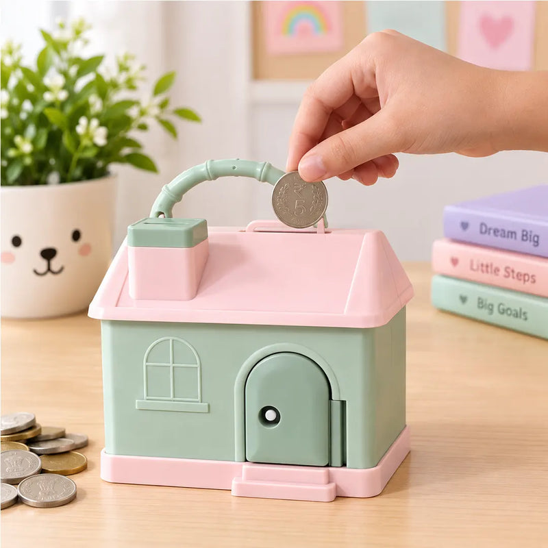Miniature Home Savings Box