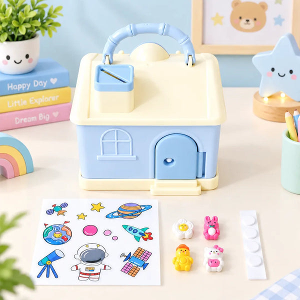 Miniature Home Savings Box
