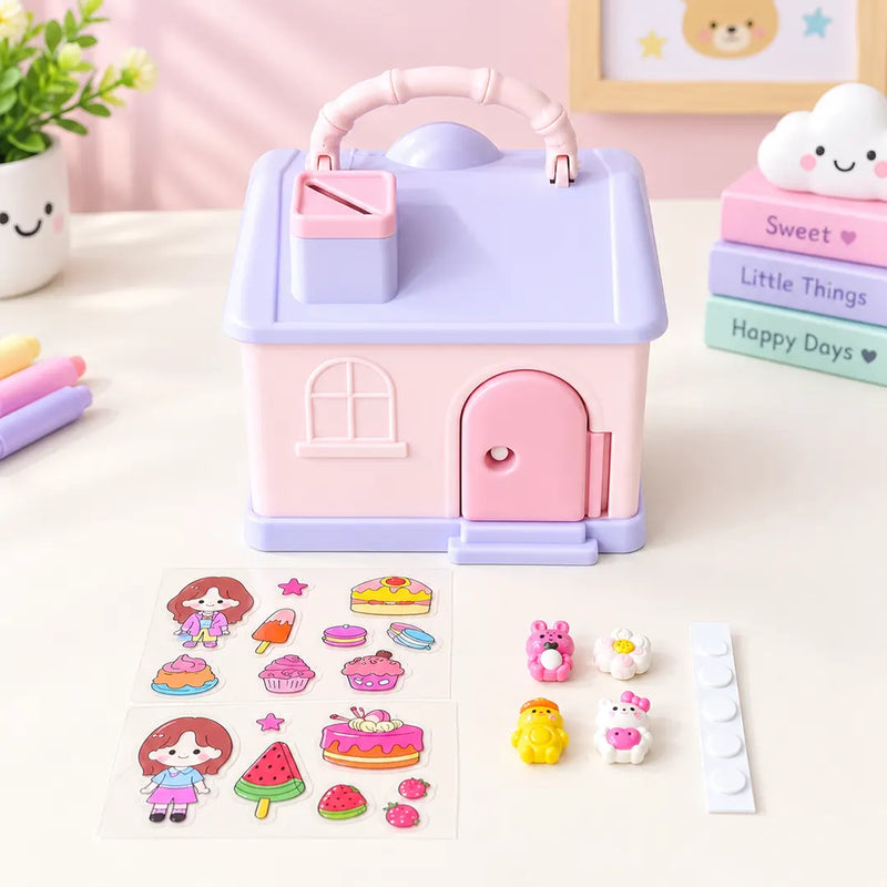 Miniature Home Savings Box
