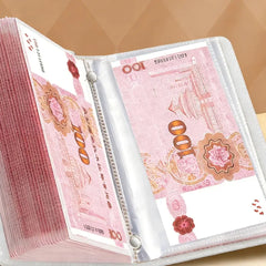 Kawaii Panda Lockable Envelope Money Savings Book – Blue Theme