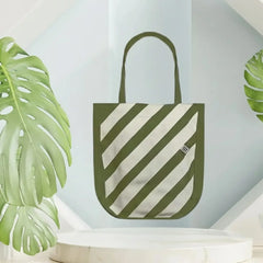 Korean Style Color Line Tote Bag – Trendy Fashion Design