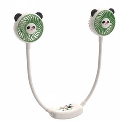 Cute Panda Wearable Neck Fan – Hands-Free Cooling