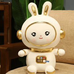 Cute Bunny Astronaut Figurine 30cm Space Buddy
