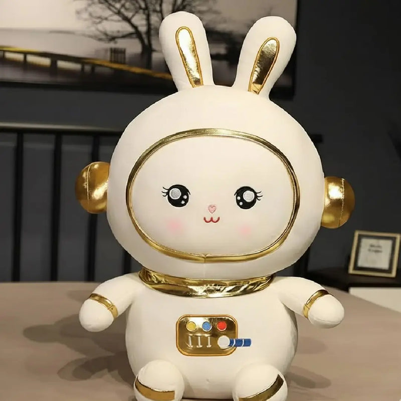 Cute Bunny Astronaut Figurine 30cm Space Buddy