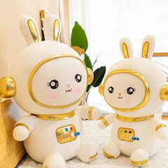Cute Bunny Astronaut Figurine 30cm Space Buddy