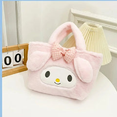 Kawaii Pink Plush Cat Bag Lovely Plush Design