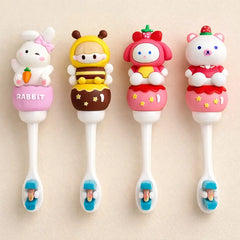 Kawaii Cartoon Kids Toothbrush Soft Bristles